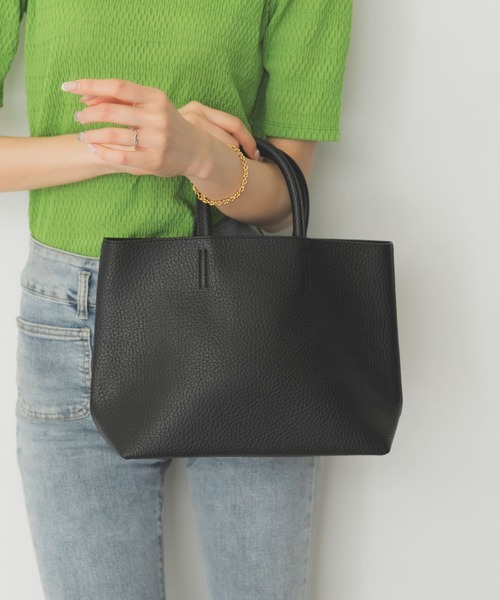 RODE SKO（ロデスコ）の「軽量シンプルトートバッグ（トートバッグ・レディース・グリーン/モカ/ホワイト系その他/ブラック・ONE）」の6枚目の写真