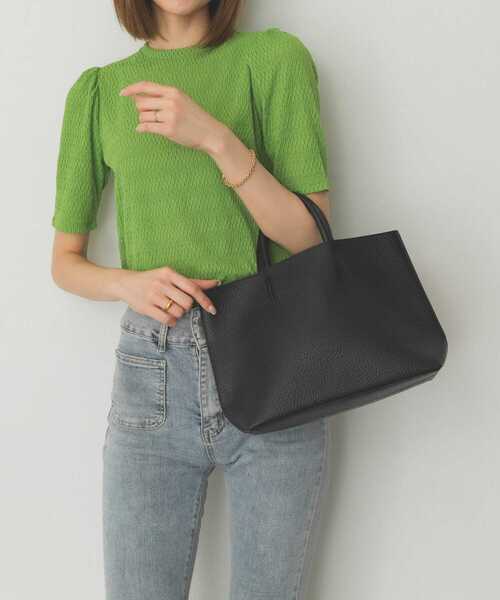 RODE SKO（ロデスコ）の「軽量シンプルトートバッグ（トートバッグ・レディース・グリーン/モカ/ホワイト系その他/ブラック・ONE）」の7枚目の写真