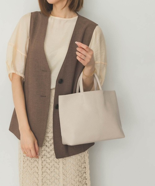 RODE SKO（ロデスコ）の「軽量シンプルトートバッグ（トートバッグ・レディース・グリーン/モカ/ホワイト系その他/ブラック・ONE）」の10枚目の写真