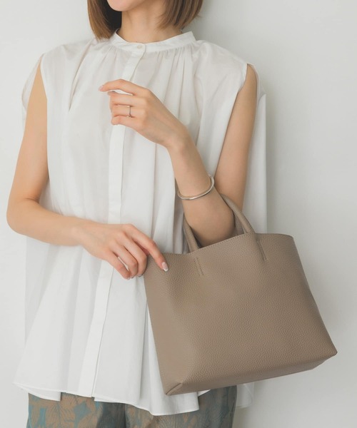 RODE SKO（ロデスコ）の「軽量シンプルトートバッグ（トートバッグ・レディース・グリーン/モカ/ホワイト系その他/ブラック・ONE）」の19枚目の写真