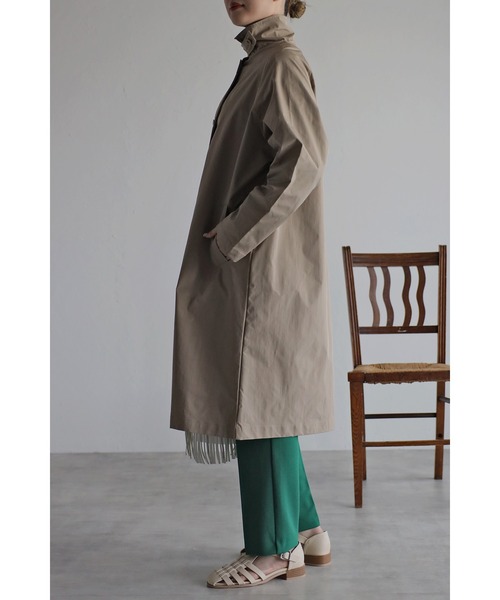 Bonjour Sagan(ボンジュールサガン)の「ステンカラーライトコート(ステンカラーコート・レディース・ベージュ・FREE)」の4枚目の写真