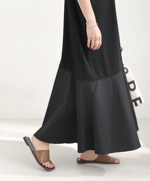 Bou Jeloud（ブージュルード）の「【WEB限定】マーメイドスウェットワンピース（ワンピース・レディース・ブラック/ベージュ/ブルー・MEDIUM）」の9枚目の写真