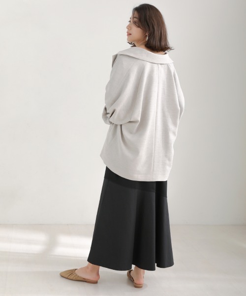 Bou Jeloud（ブージュルード）の「【WEB限定】マーメイドスウェットワンピース（ワンピース・レディース・ブラック/ベージュ/ブルー・MEDIUM）」の14枚目の写真