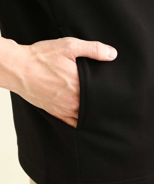 a.v.v（アーヴェヴェ）の「【累計8000枚販売】なめらかダンボールカーディガン(8分袖)（カーディガン/ボレロ・メンズ・ライトブルー/ブラック/ミント・48/46/50）」の11枚目の写真