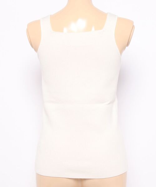 LOWRYS FARM（ローリーズファーム）の「ソウバリパイピングタンク　274534（Tシャツ/カットソー・レディース・ホワイト/ブラック/ブラウン/イエロー/ブルー・FREE）」の22枚目の写真