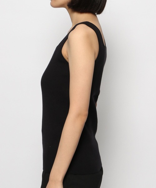 LOWRYS FARM（ローリーズファーム）の「ソウバリパイピングタンク　274534（Tシャツ/カットソー・レディース・ホワイト/ブラック/ブラウン/イエロー/ブルー・FREE）」の10枚目の写真