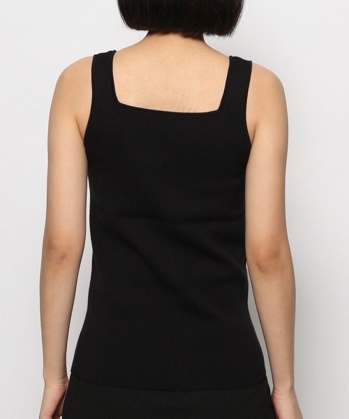 LOWRYS FARM（ローリーズファーム）の「ソウバリパイピングタンク　274534（Tシャツ/カットソー・レディース・ホワイト/ブラック/ブラウン/イエロー/ブルー・FREE）」の11枚目の写真