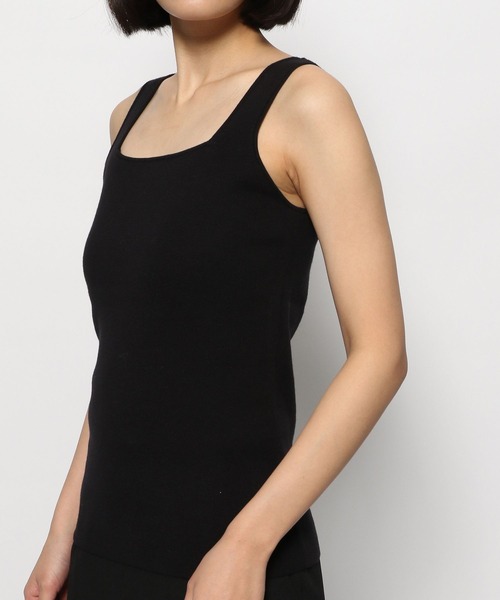 LOWRYS FARM（ローリーズファーム）の「ソウバリパイピングタンク　274534（Tシャツ/カットソー・レディース・ホワイト/ブラック/ブラウン/イエロー/ブルー・FREE）」の13枚目の写真