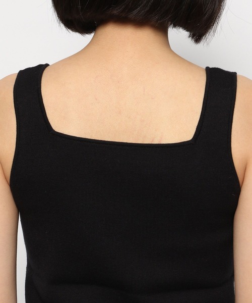 LOWRYS FARM（ローリーズファーム）の「ソウバリパイピングタンク　274534（Tシャツ/カットソー・レディース・ホワイト/ブラック/ブラウン/イエロー/ブルー・FREE）」の15枚目の写真