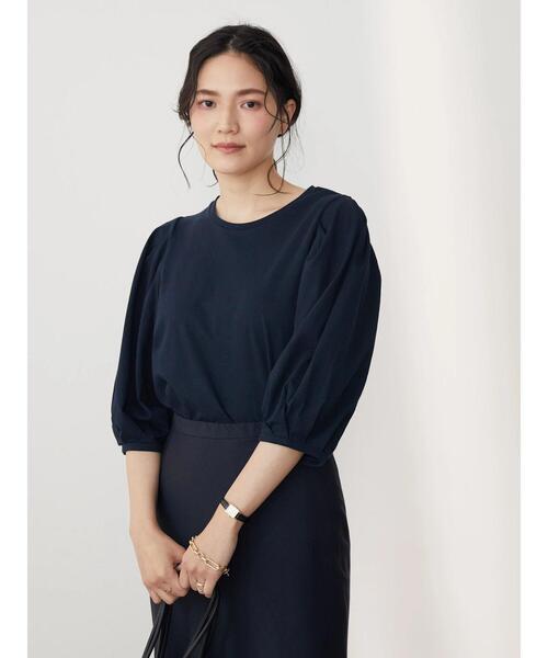 AMERICAN HOLIC(アメリカンホリック)の「袖ボリュームカットプルオーバー(Tシャツ/カットソー・レディース・ネイビー/オフホワイト/サックスブルー/ピンク・M/L)」の8枚目の写真