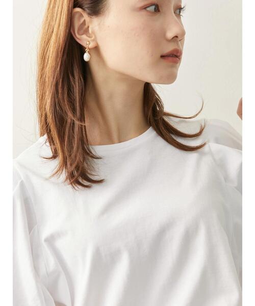 AMERICAN HOLIC(アメリカンホリック)の「袖ボリュームカットプルオーバー(Tシャツ/カットソー・レディース・ネイビー/オフホワイト/サックスブルー/ピンク・M/L)」の11枚目の写真