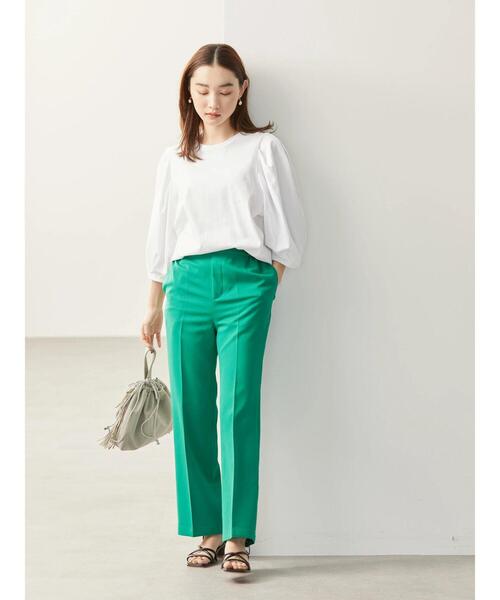 AMERICAN HOLIC(アメリカンホリック)の「袖ボリュームカットプルオーバー(Tシャツ/カットソー・レディース・ネイビー/オフホワイト/サックスブルー/ピンク・M/L)」の13枚目の写真