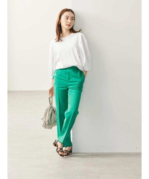 AMERICAN HOLIC(アメリカンホリック)の「袖ボリュームカットプルオーバー(Tシャツ/カットソー・レディース・ネイビー/オフホワイト/サックスブルー/ピンク・M/L)」の15枚目の写真