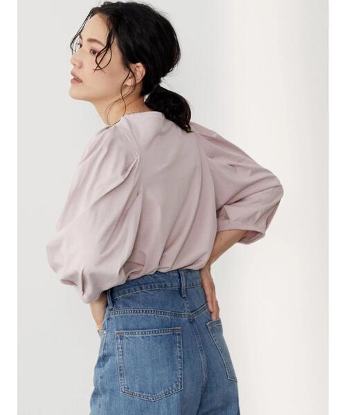 AMERICAN HOLIC(アメリカンホリック)の「袖ボリュームカットプルオーバー(Tシャツ/カットソー・レディース・ネイビー/オフホワイト/サックスブルー/ピンク・M/L)」の19枚目の写真