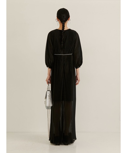 PAMEO POSE(パメオポーズ)の「Aqua Lyra Dress(ワンピース・レディース・ブラック/ピンク/カーキ・SMALL/LARGE)」の9枚目の写真