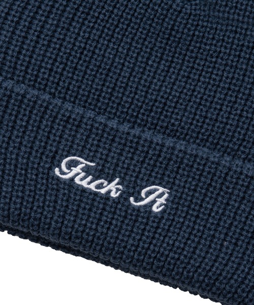 HUF（ハフ）の「FUCK IT BEANIE / HUF ビーニー ニット帽（ニットキャップ/ビーニー・メンズ・ブラック/グリーン/ヘザーグレー/ブルー系その他・O/S）」の12枚目の写真