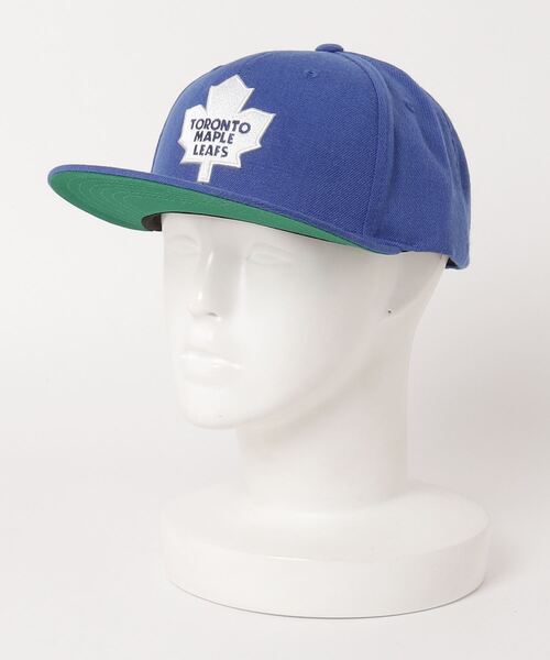 AMERICAN NEEDLE(アメリカンニードル)の「LAIDBACK / American Needle Replica Wool NHL FLAT VISORCAP(キャップ・レディース・レッド/ブラック系その他/ブルー系その他/ブラック系その他2/ブルー系その他2・FREE)」の8枚目の写真