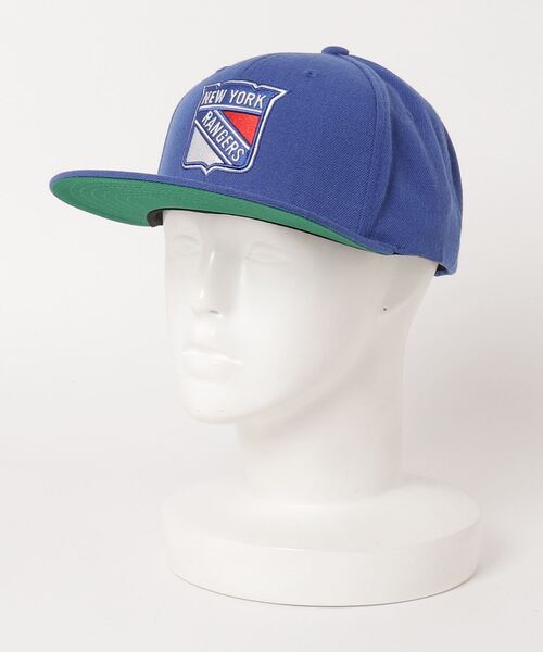 AMERICAN NEEDLE(アメリカンニードル)の「LAIDBACK / American Needle Replica Wool NHL FLAT VISORCAP(キャップ・レディース・レッド/ブラック系その他/ブルー系その他/ブラック系その他2/ブルー系その他2・FREE)」の9枚目の写真