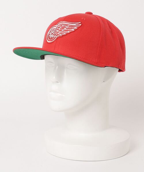 AMERICAN NEEDLE(アメリカンニードル)の「LAIDBACK / American Needle Replica Wool NHL FLAT VISORCAP(キャップ・レディース・レッド/ブラック系その他/ブルー系その他/ブラック系その他2/ブルー系その他2・FREE)」の7枚目の写真
