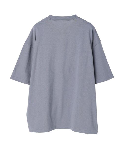 CRAFT STANDARD BOUTIQUE(クラフトスタンダードブティック)の「16/-OE天竺布帛刺繍TEE *(Tシャツ/カットソー・レディース・オフホワイト/ラベンダー/ブルー・S/M/L)」の9枚目の写真