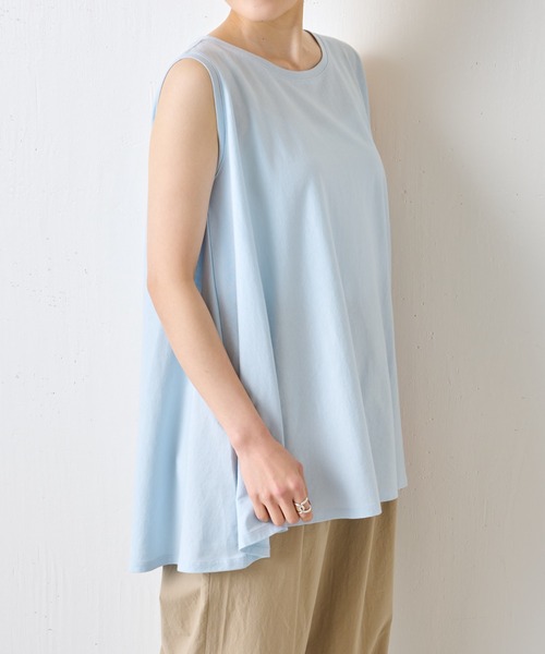 BEARDSLEY(ビアズリー)の「フィンランド Tシャツ(Tシャツ/カットソー・レディース・ブルー・FREE)」の8枚目の写真