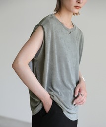 select MOCA | 2022 SS ノースリーブラメトップス(Tシャツ/カットソー)