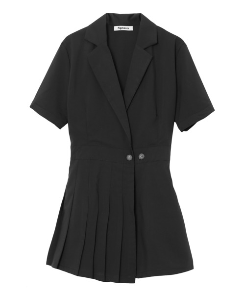 Figments（フィグメンツ）の「テーラードジャンプスーツ（サロペット/オーバーオール・レディース・ブラック・FREE）」の4枚目の写真