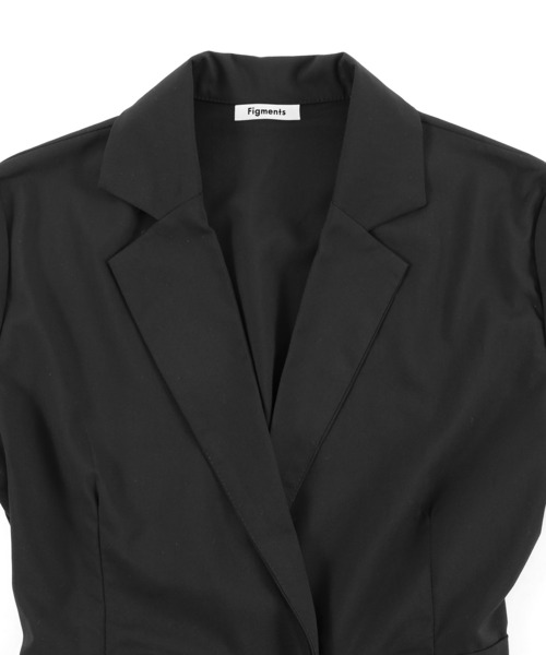 Figments（フィグメンツ）の「テーラードジャンプスーツ（サロペット/オーバーオール・レディース・ブラック・FREE）」の6枚目の写真