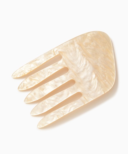 ROSE BUD（ローズバッド）の「(Lapuis AJM)ヘアコーム（その他ヘアアクセサリー・レディース・ライトグリーン/ホワイト・FREE）」の2枚目の写真