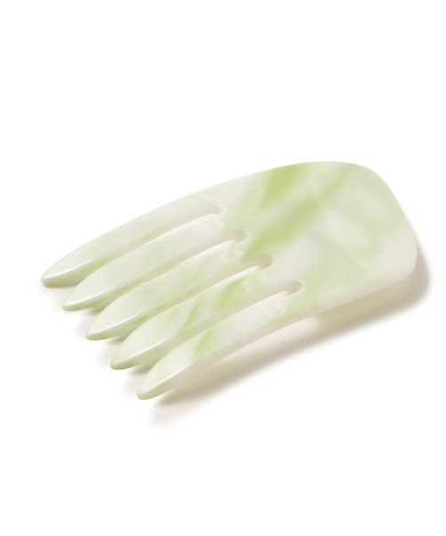 ROSE BUD（ローズバッド）の「(Lapuis AJM)ヘアコーム（その他ヘアアクセサリー・レディース・ライトグリーン/ホワイト・FREE）」の5枚目の写真