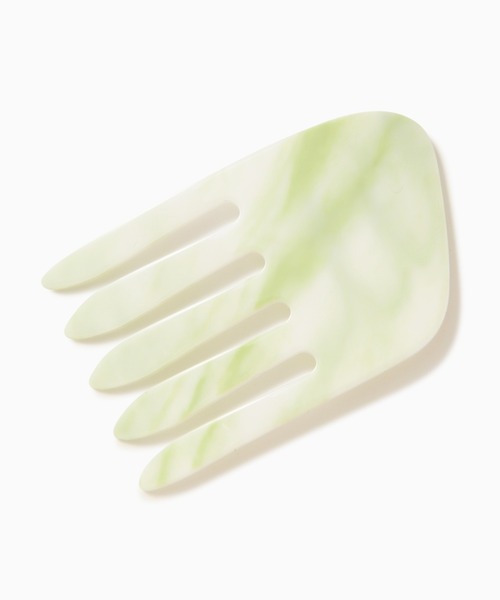 ROSE BUD（ローズバッド）の「(Lapuis AJM)ヘアコーム（その他ヘアアクセサリー・レディース・ライトグリーン/ホワイト・FREE）」の6枚目の写真