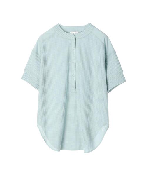 koe(コエ)の「ワッフルヘンリーネックプルオーバー*(Tシャツ/カットソー・レディース・グレー/オレンジ/ミント・FREE)」の20枚目の写真