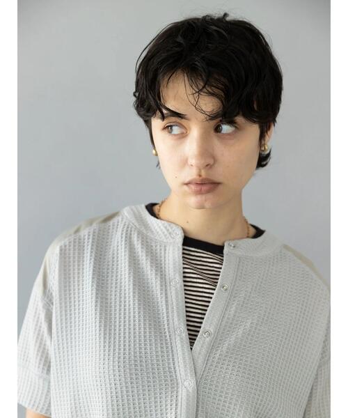 koe(コエ)の「ワッフルヘンリーネックプルオーバー*(Tシャツ/カットソー・レディース・グレー/オレンジ/ミント・FREE)」の19枚目の写真
