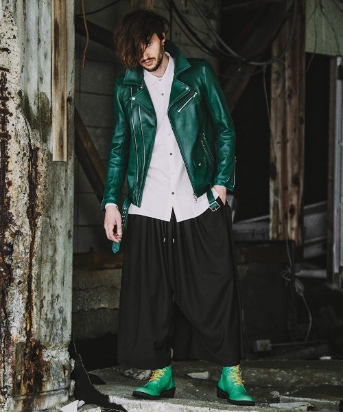 NO ID.（ノーアイディ）の「mp10183-ｷﾞｬｻﾞｰﾊﾞｷﾞｰﾄﾗｳｻﾞｰｽﾞ パンツ（その他パンツ・メンズ・グレー/ドット/ブラック・1/2）」の14枚目の写真