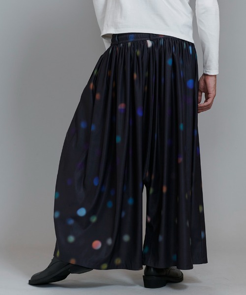 NO ID.（ノーアイディ）の「mp10183-ｷﾞｬｻﾞｰﾊﾞｷﾞｰﾄﾗｳｻﾞｰｽﾞ パンツ（その他パンツ・メンズ・グレー/ドット/ブラック・1/2）」の17枚目の写真