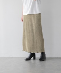 yuw | ラメタイトスカート　352737(スカート)