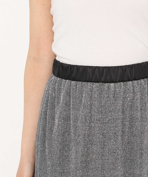 yuw（ユウ）の「ラメタイトスカート　352737（スカート・レディース・ブラック/グレー/ベージュ・FREE）」の10枚目の写真