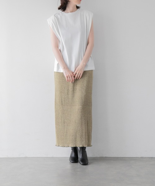 yuw（ユウ）の「ラメタイトスカート　352737（スカート・レディース・ブラック/グレー/ベージュ・FREE）」の21枚目の写真