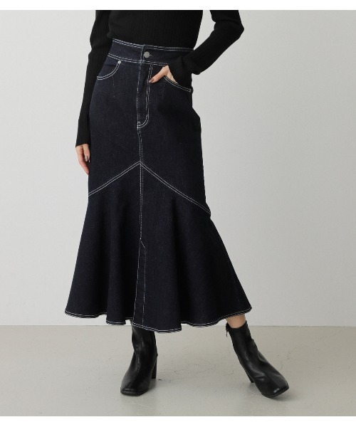 セール ブランド古着 デニムロングスカート デニムスカート Azul By Moussy アズールバイマウジー のファッション通販 Zozoused
