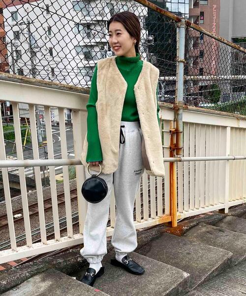 coen（コーエン）の「フェイクファーベスト（ベスト）」 - WEAR