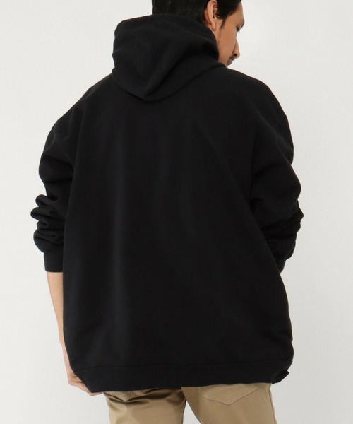 ikka（イッカ）の「S&S スウェットパーカー（スウェット・メンズ・オフホワイト/グリーン/オレンジ/ベージュ/ブラック/マスタード/ブラウン・L/M）」の3枚目の写真