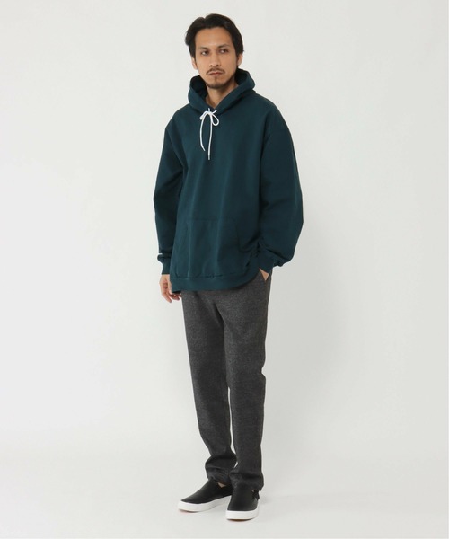 ikka（イッカ）の「S&S スウェットパーカー（スウェット・メンズ・オフホワイト/グリーン/オレンジ/ベージュ/ブラック/マスタード/ブラウン・L/M）」の11枚目の写真