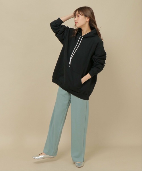 ikka（イッカ）の「S&S スウェットパーカー（スウェット・メンズ・オフホワイト/グリーン/オレンジ/ベージュ/ブラック/マスタード/ブラウン・L/M）」の18枚目の写真