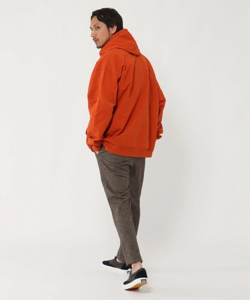 ikka（イッカ）の「S&S スウェットパーカー（スウェット・メンズ・オフホワイト/グリーン/オレンジ/ベージュ/ブラック/マスタード/ブラウン・L/M）」の15枚目の写真