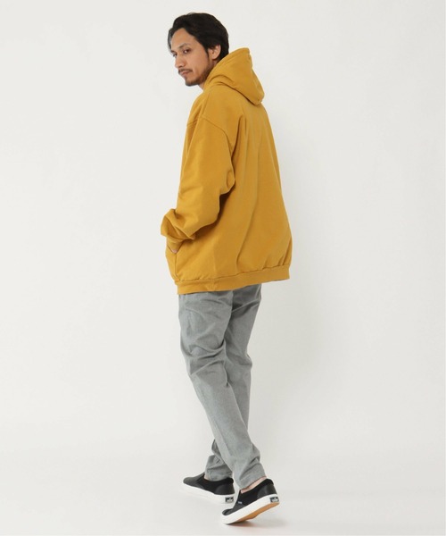 ikka（イッカ）の「S&S スウェットパーカー（スウェット・メンズ・オフホワイト/グリーン/オレンジ/ベージュ/ブラック/マスタード/ブラウン・L/M）」の14枚目の写真