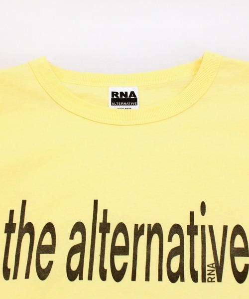RNA(アールエヌエー)の「M1901 ストライプキャンディ-T(Tシャツ/カットソー・レディース・ホワイト/ブラック/イエロー・MEDIUM)」の11枚目の写真