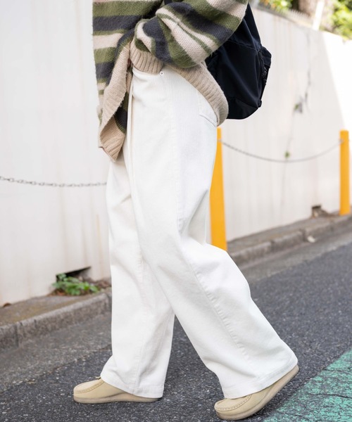 WEGO（ウィゴー）の「WEGO/【セットアップ対応商品】ヴィンテージコーデュロイスケーターパンツ（チノパンツ・メンズ・ブラック/ベージュ/アイボリー・MEDIUM/SMALL/LARGE）」の12枚目の写真