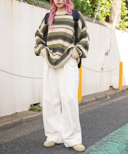 WEGO（ウィゴー）の「WEGO/【セットアップ対応商品】ヴィンテージコーデュロイスケーターパンツ（チノパンツ・メンズ・ブラック/ベージュ/アイボリー・MEDIUM/SMALL/LARGE）」の14枚目の写真