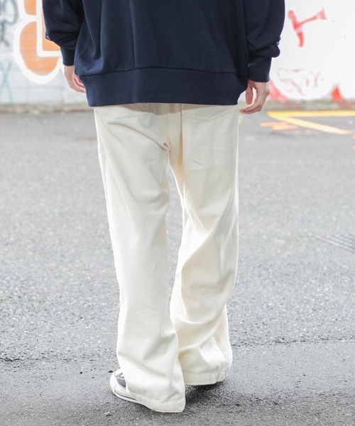 WEGO（ウィゴー）の「WEGO/【セットアップ対応商品】ヴィンテージコーデュロイスケーターパンツ（チノパンツ・メンズ・ブラック/ベージュ/アイボリー・MEDIUM/SMALL/LARGE）」の7枚目の写真