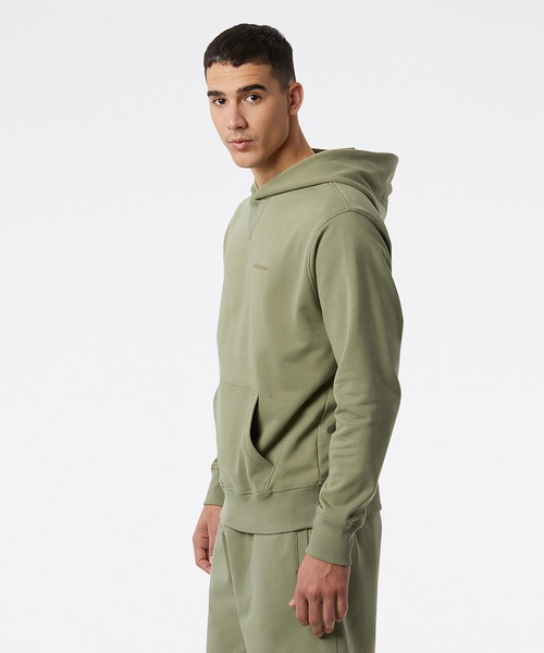 NEW BALANCE(ニューバランス)の「NB Athletics Nature State ヘビーウェイトスウェットプルオーバーフーディー(パーカー・メンズ・ネイビー/オフホワイト/オリーブ・SMALL/MEDIUM/LARGE/X-LARGE/XX-LARGE)」の7枚目の写真